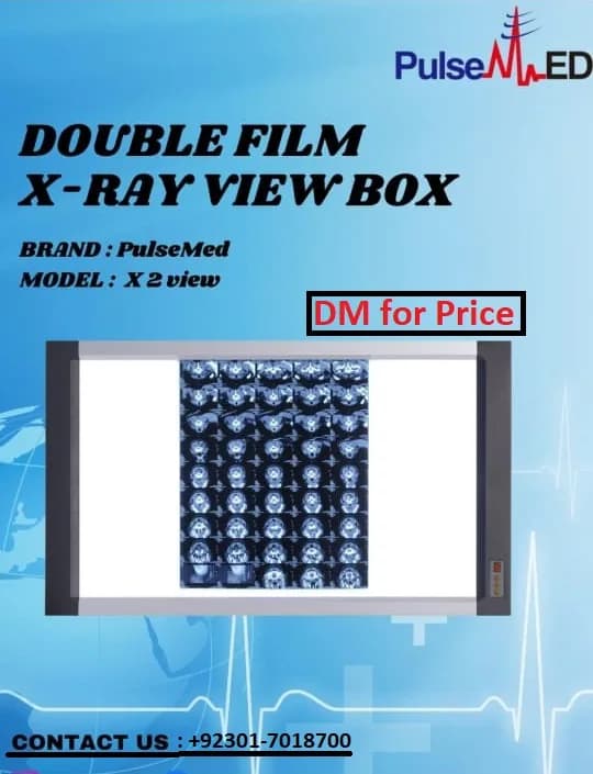 PULSEMED X2 VIEW Double Film X-Ray View Box – Professional LED X-Ray Film Viewer